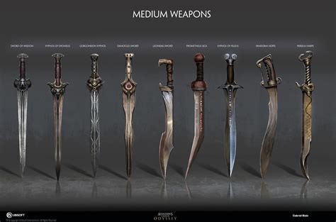 assassin's creed odyssey weapons